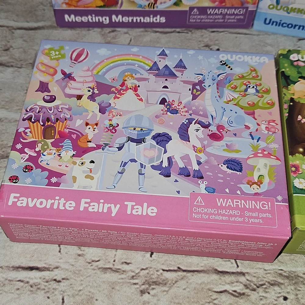 Quokka Princess Mermaids Faory Tale Unicorns 60 Piece Each‎